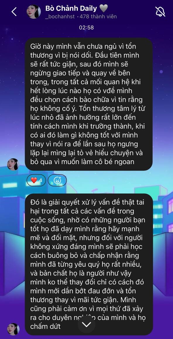 Bò Chảnh thông báo chia tay lúc 3h sáng, ẩn ý bị Xemesis lừa dối? - Ảnh 2.