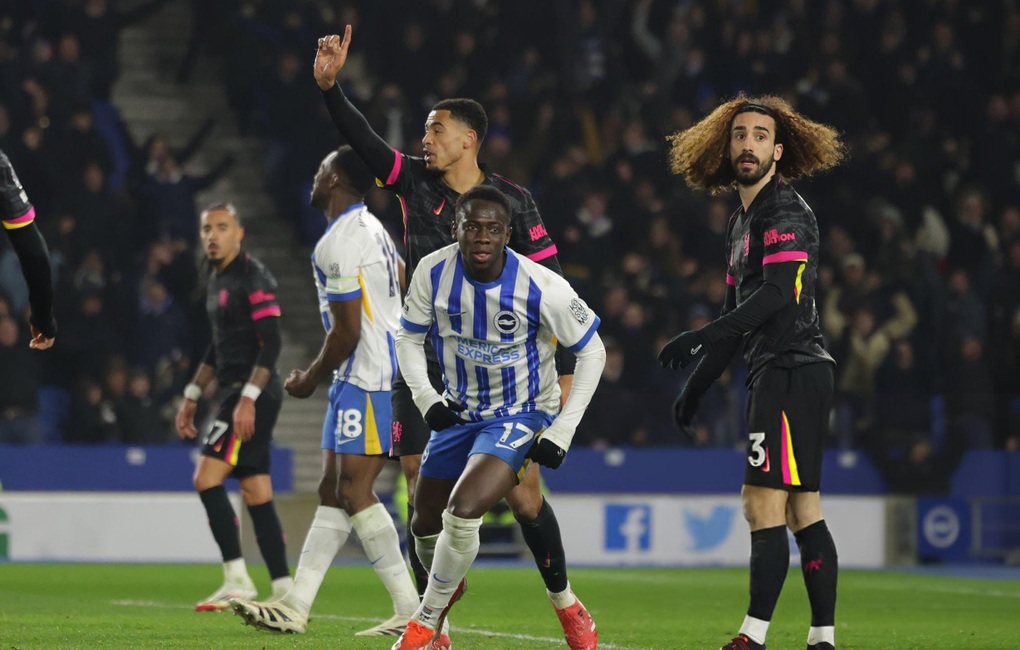 Chelsea bị Brighton vùi dập tại sân vận động Amex - 2