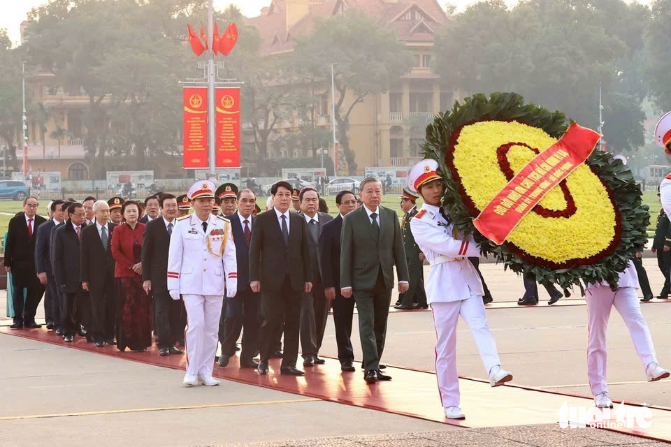 Tổng Bí thư Tô Lâm dự lễ kỷ niệm 80 năm Ngày thành lập Quân đội nhân dân - Ảnh 3.