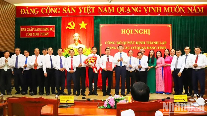 Ninh Thuận thành lập mới 2 đảng bộ, hợp nhất Ban Tuyên giáo và Dân vận ảnh 2