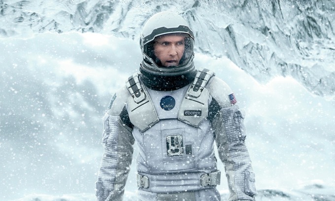 Tài tử Matthew McConaughey thủ vai chính phim Interstellar. Ảnh: Paramount Pictures/Warner Bros.