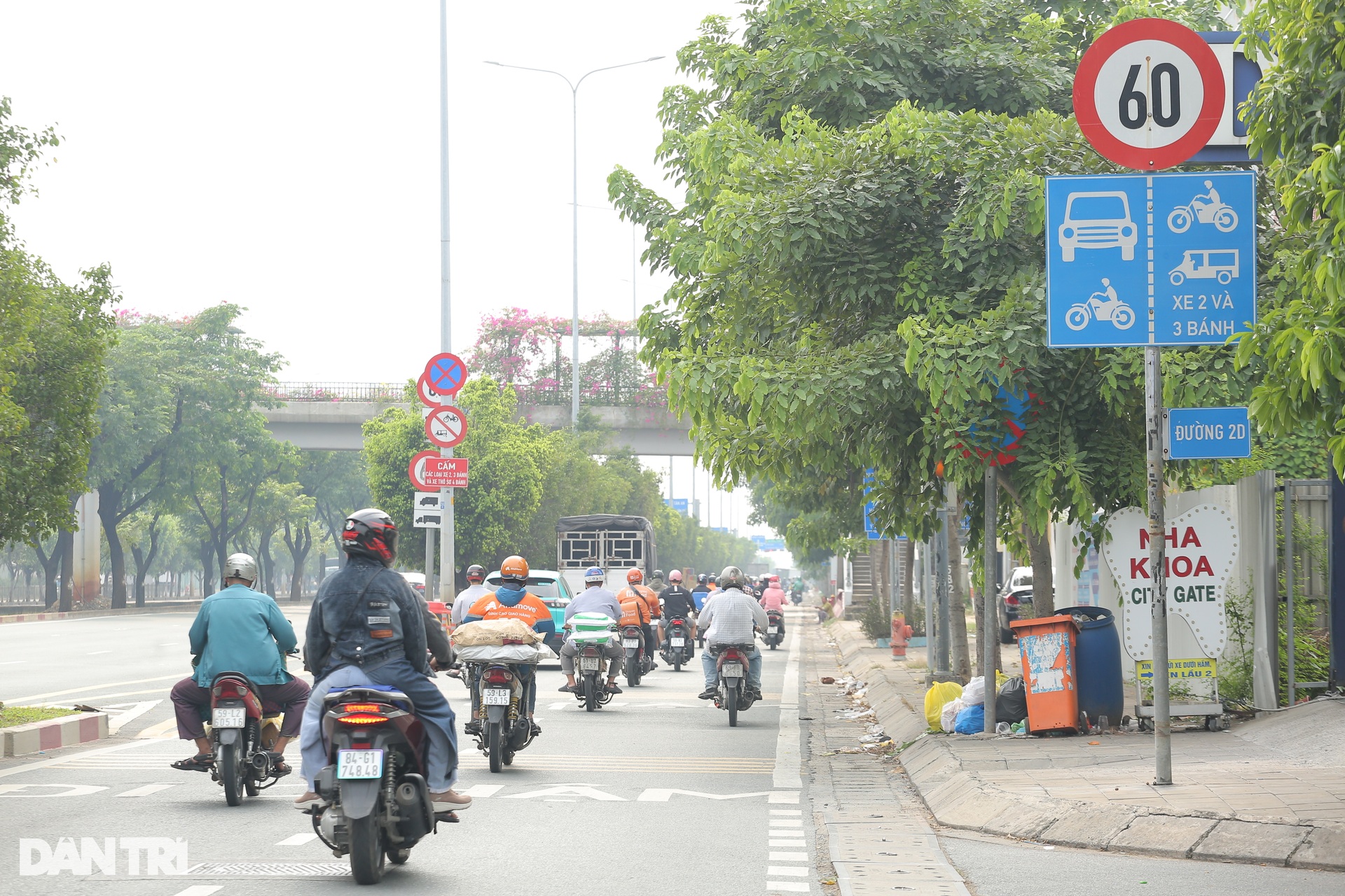 Nhan nhản biển báo núp lùm ở TPHCM gây khó cho tài xế - 2