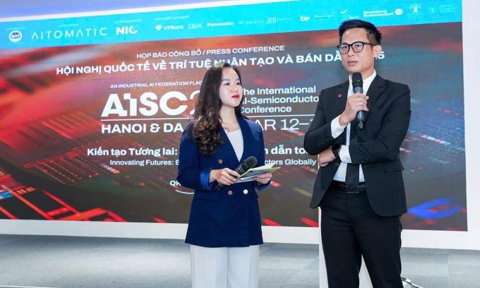 Ông Nguyễn Hồng Trung, Phó giám đốc khối Công nghệ thông tin, VPBank - đối tác chiến lược của hội nghị.