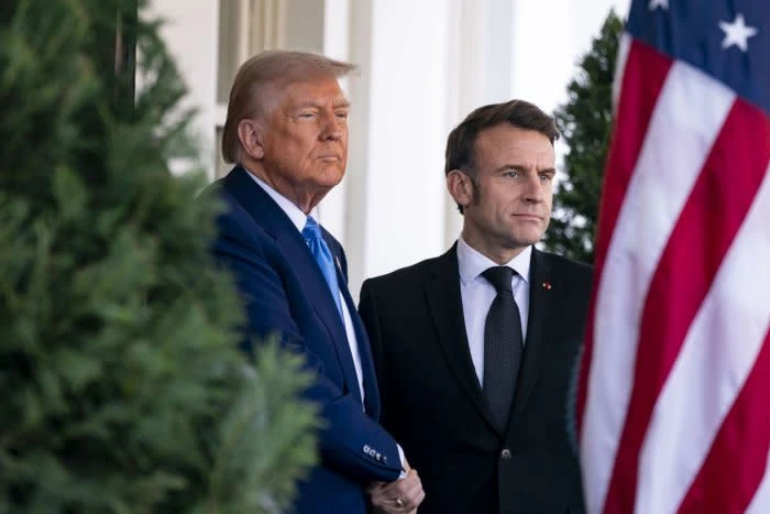 Tổng thống Pháp Macron tới Mỹ, hội đàm với Tổng thống Trump tại Nhà Trắng.jpg