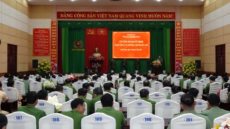 Công an Bình Thuận hoàn thiện phương án, sắp xếp tinh gọn bộ máy ảnh 5