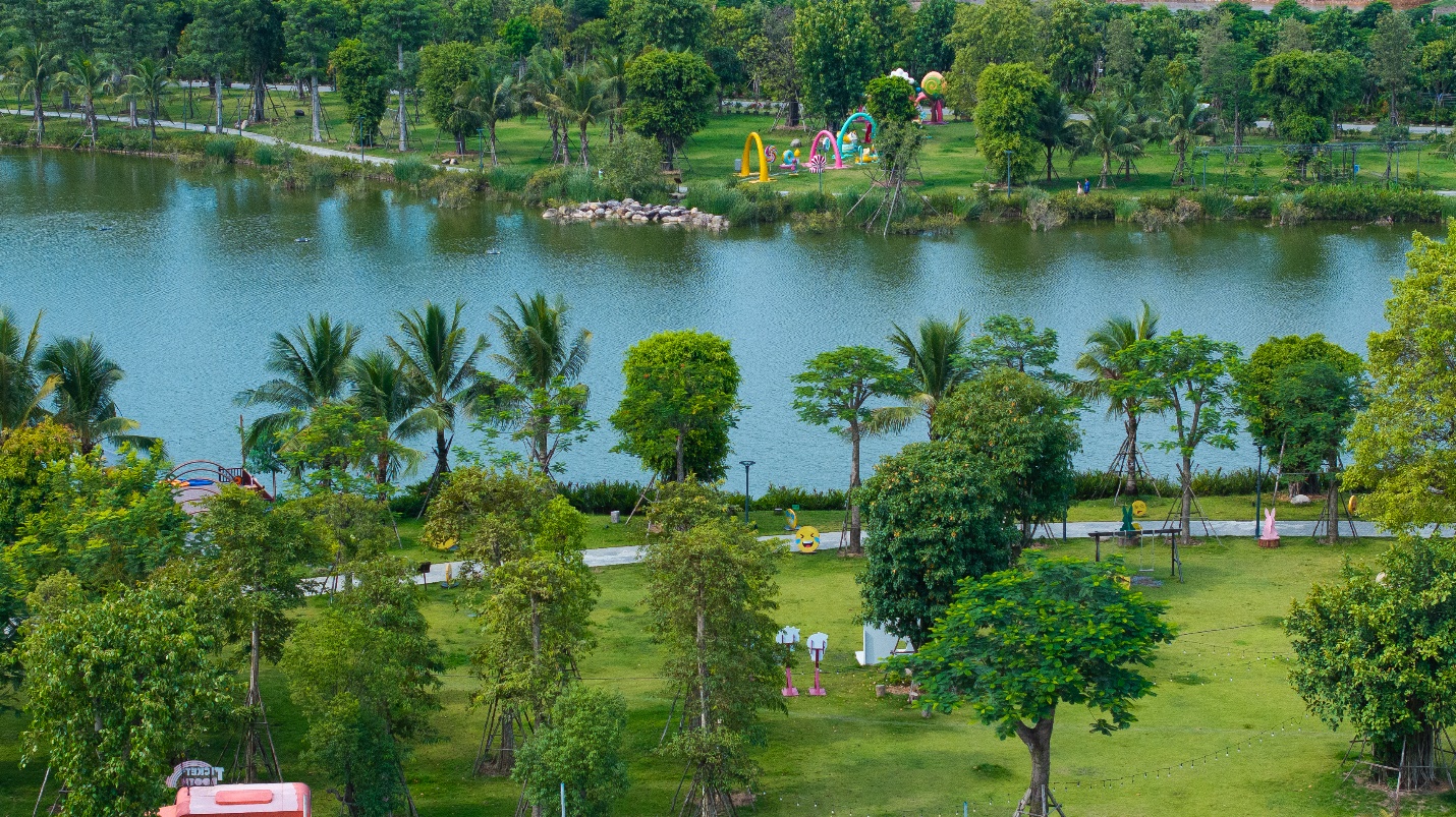 Không gian xanh tại Eco Central Park