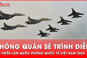 Lực lượng không quân sẽ trình diễn tại Triển lãm Quốc phòng quốc tế Việt Nam 2024