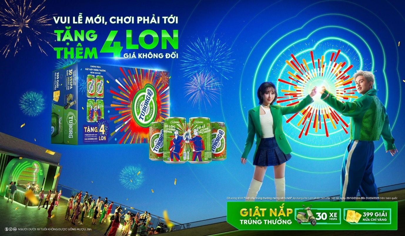 Tuborg 2024 - “Chơi Phải Tới”, dấu ấn của một năm rực rỡ và đầy đam mê- Ảnh 11.