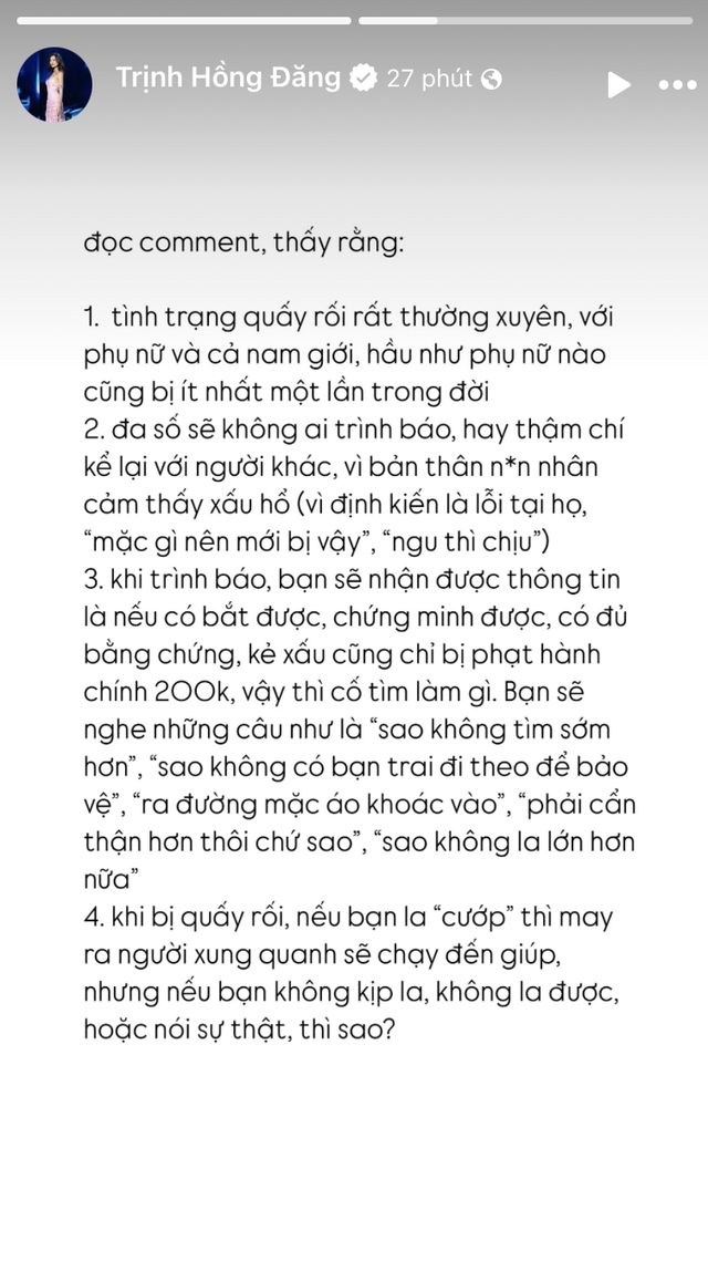 SỐC: Á hậu Vbiz bị biến thái giở trò giữa đường, yêu cầu trích camera tìm thủ phạm liền bị hỏi ngược 1 câu khiến cả MXH phẫn nộ!- Ảnh 4.