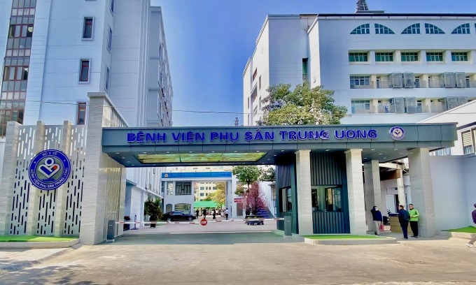 Bệnh viện Phụ sản Trung ương. Ảnh: Na Lê