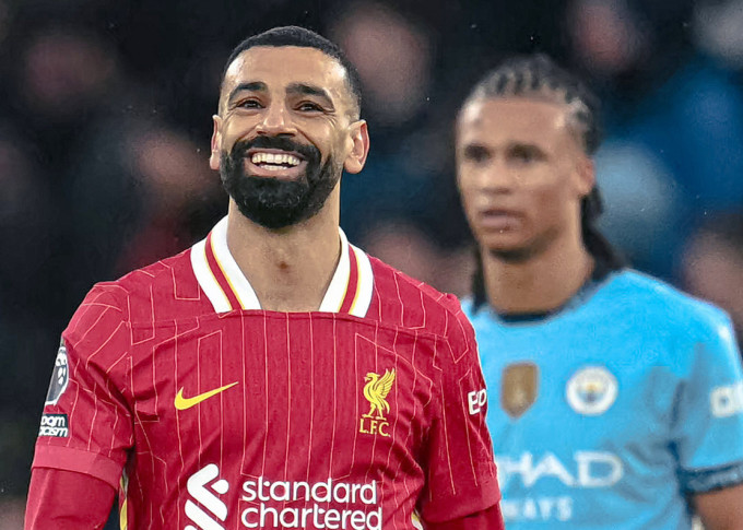 Mohamed Salah mừng bàn trước Man City. Ảnh: Premier League