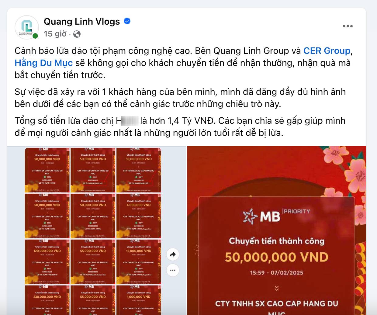 Chỉ trong vài tiếng đồng hồ, người phụ nữ Hà Nội bị đẩy vào cảnh khốn cùng, mất 1,4 tỷ vì tin kẻ mạo danh 