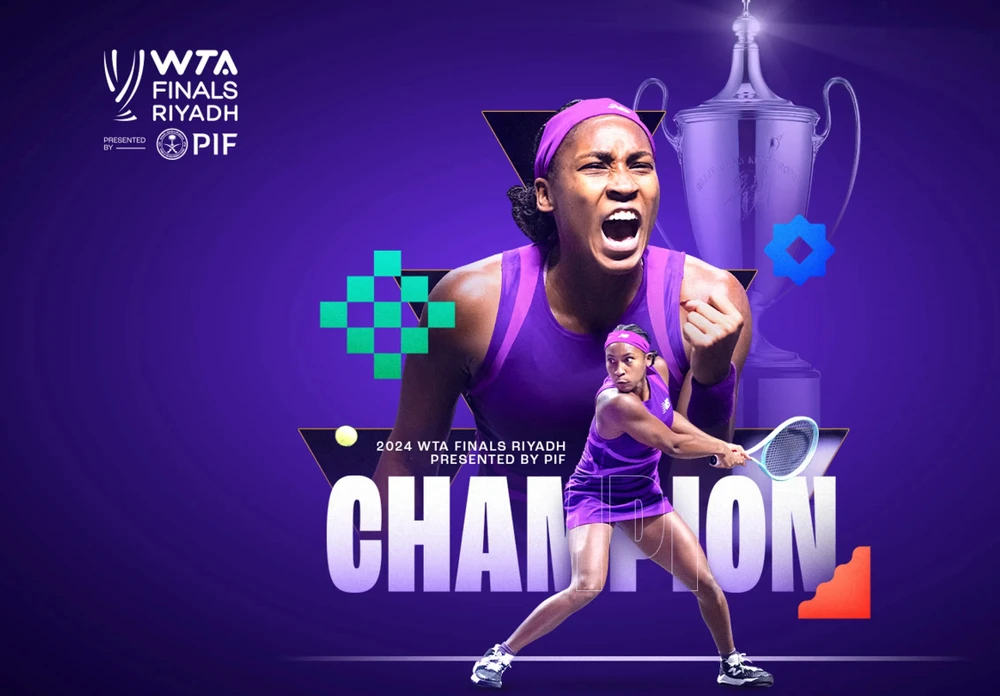 Gauff xô đổ lịch sử WTA