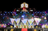 Tiết mục mở màn chương trình bế mạc Festival Hoa Đà Lạt lần thứ 10 và chào năm mới 2025.