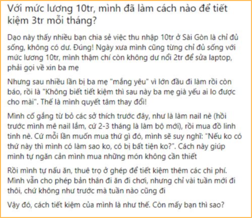 Dư tiền tiết kiệm, thừa sức mua vàng dù lương chưa tới 10 triệu- Ảnh 2.