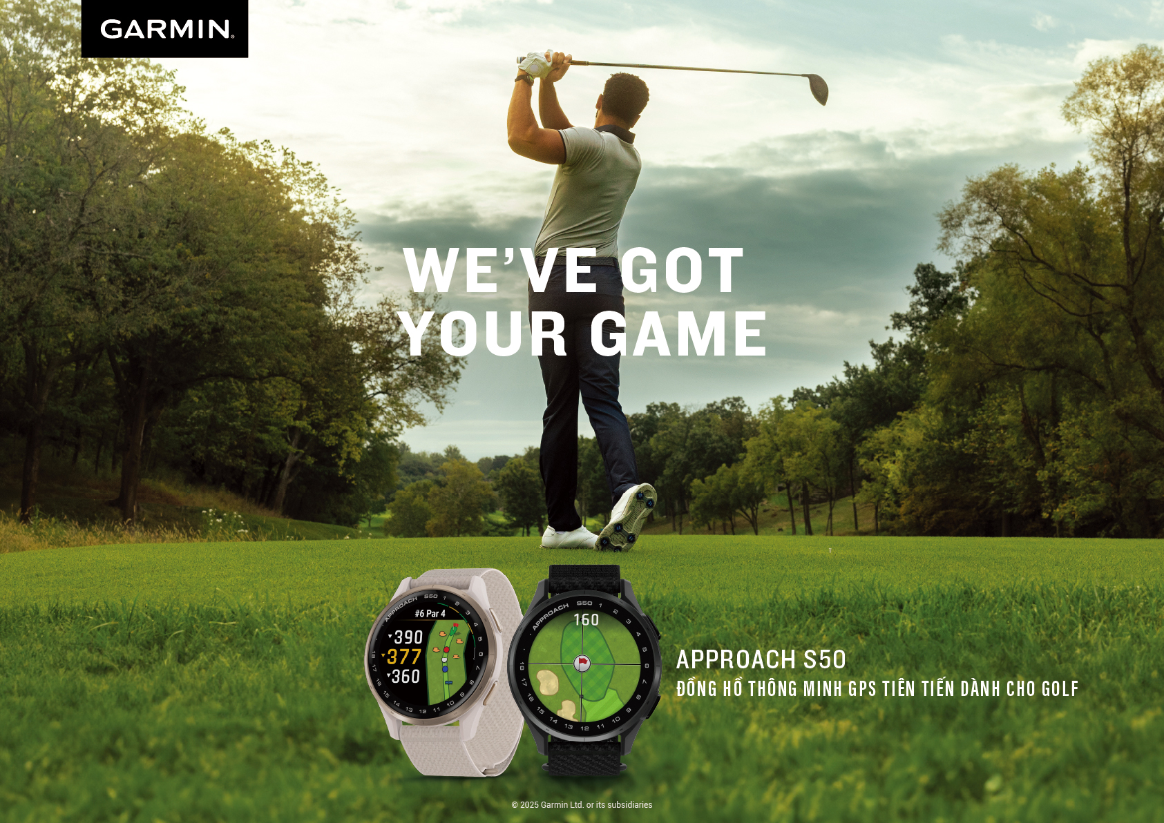 Garmin chính thức ra mắt Approach S50 - Đồng hồ thông minh GPS tiên tiến giúp golfer thăng hạng, giá chỉ 10,990,000 đồng - Ảnh 1.