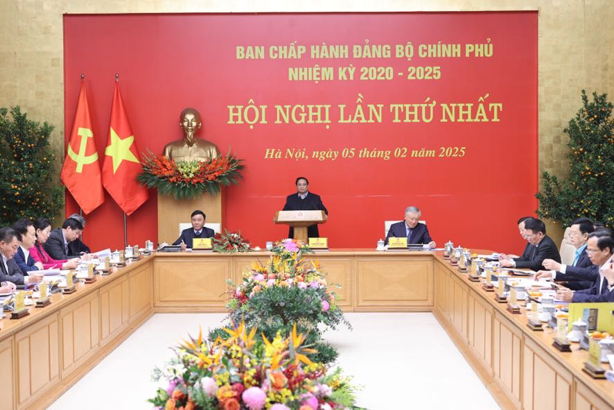 Hội nghị Đảng bộ Chính phủ: Chỉ định nhân sự, tổ chức bộ máy tinh gọn - Ảnh 1.