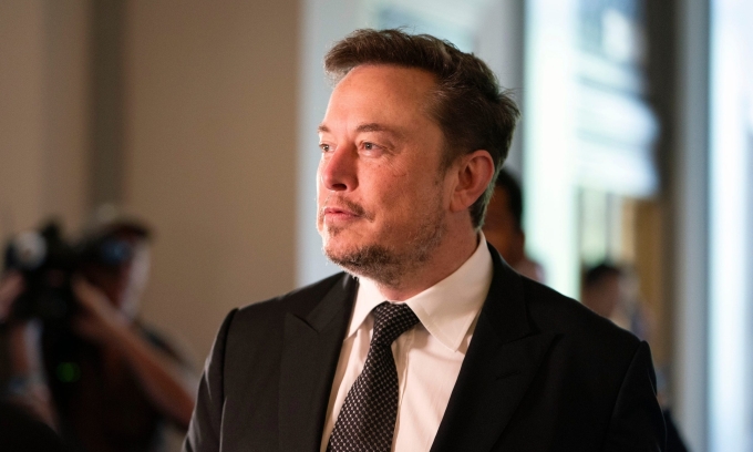 Tỷ phú Mỹ Elon Musk hôm 5/1. Ảnh: Reuters