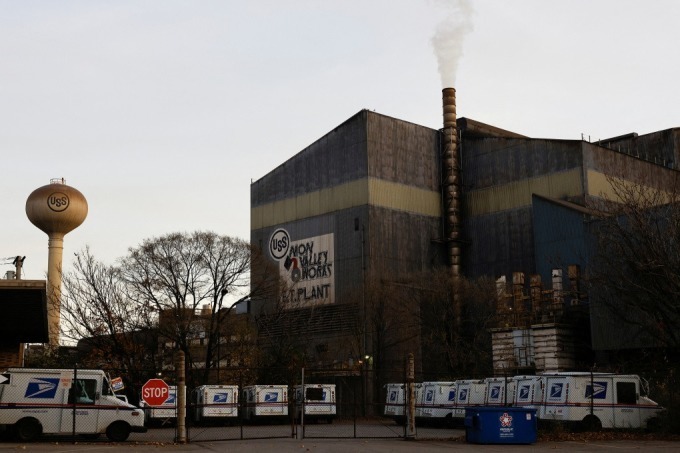 Nhà máy thép của US Steel tại Braddock, Pennsylvania (Mỹ). Ảnh: Reuters