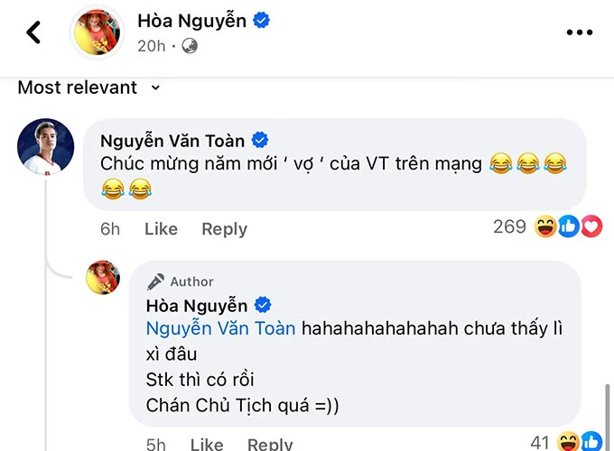 Văn Toàn chính thức công khai gọi Hoà Minzy là vợ, đối phương thái độ sốc - Hình 1