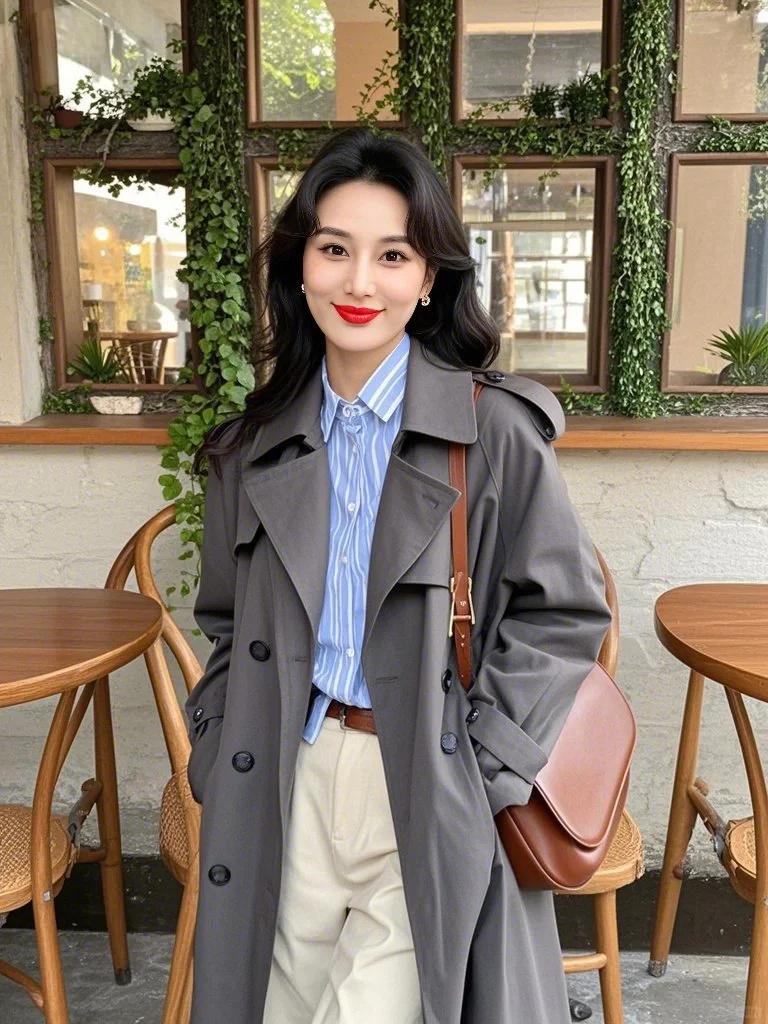 Cách diện "trench coat dáng dài" vào đầu xuân – Những bí quyết bạn nhất định phải biết để trông thật thời thượng và khí chất - Ảnh 4.