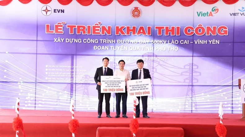 Triển khai thi công Đường dây 500kV Lào Cai-Vĩnh Yên đoạn tuyến qua tỉnh Phú Thọ ảnh 3