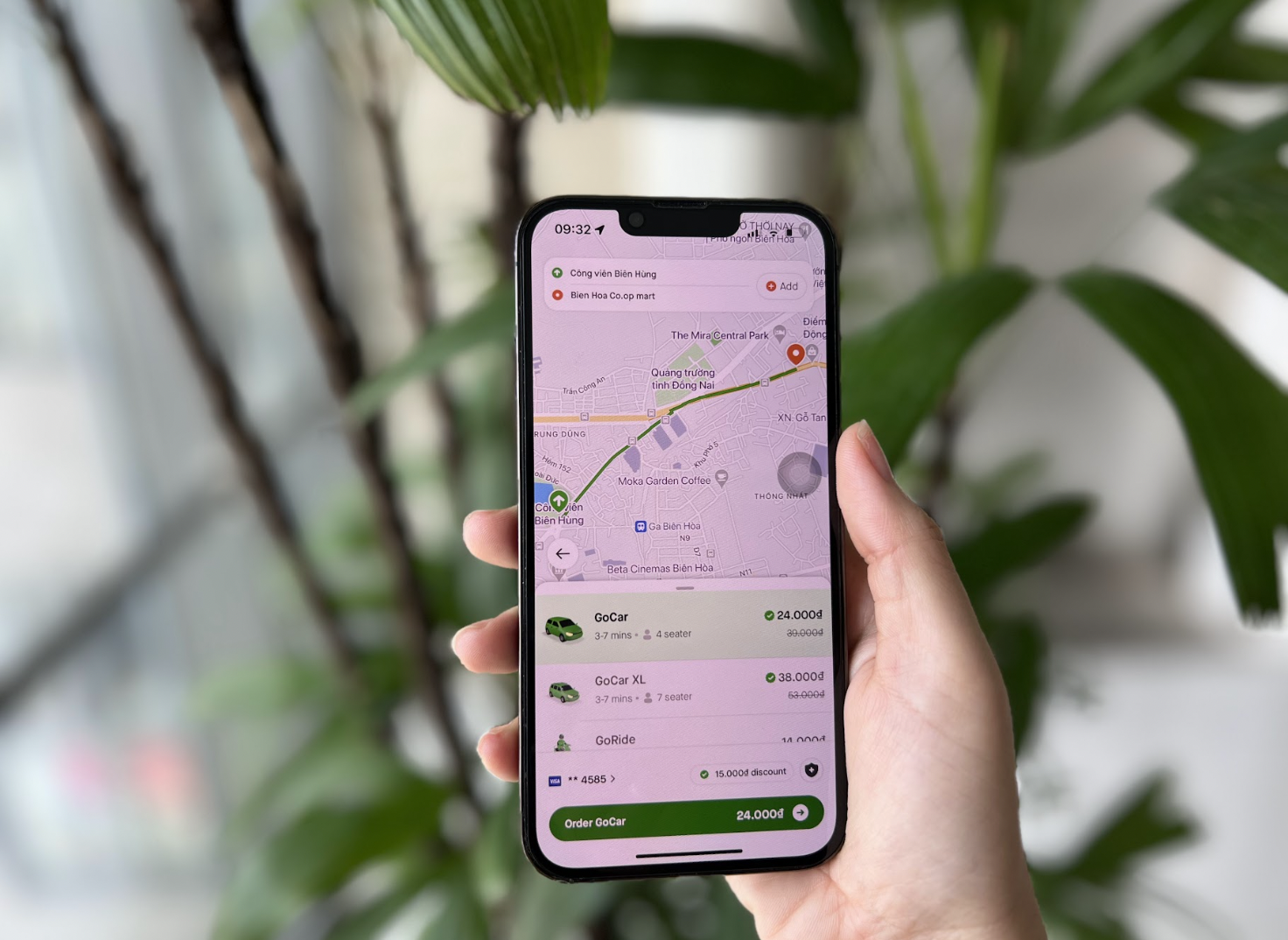 Người dùng ở Đồng Nai và Bình Dương có thể đặt dịch vụ vận chuyển qua app Gojek