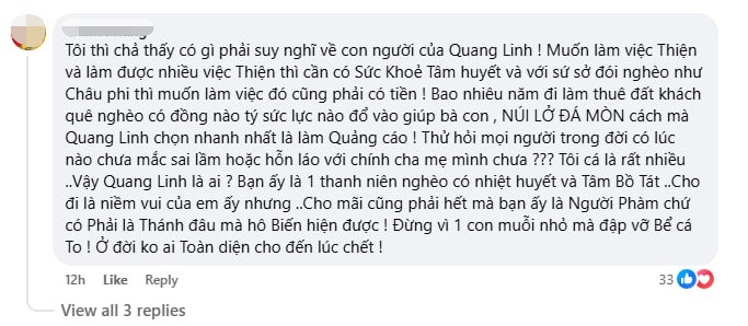 Hằng Du Mục, Quang Linh Vlogs và Thùy Tiên: Thiện nguyện và quảng cáo không thể bù trừ! - Ảnh 6.