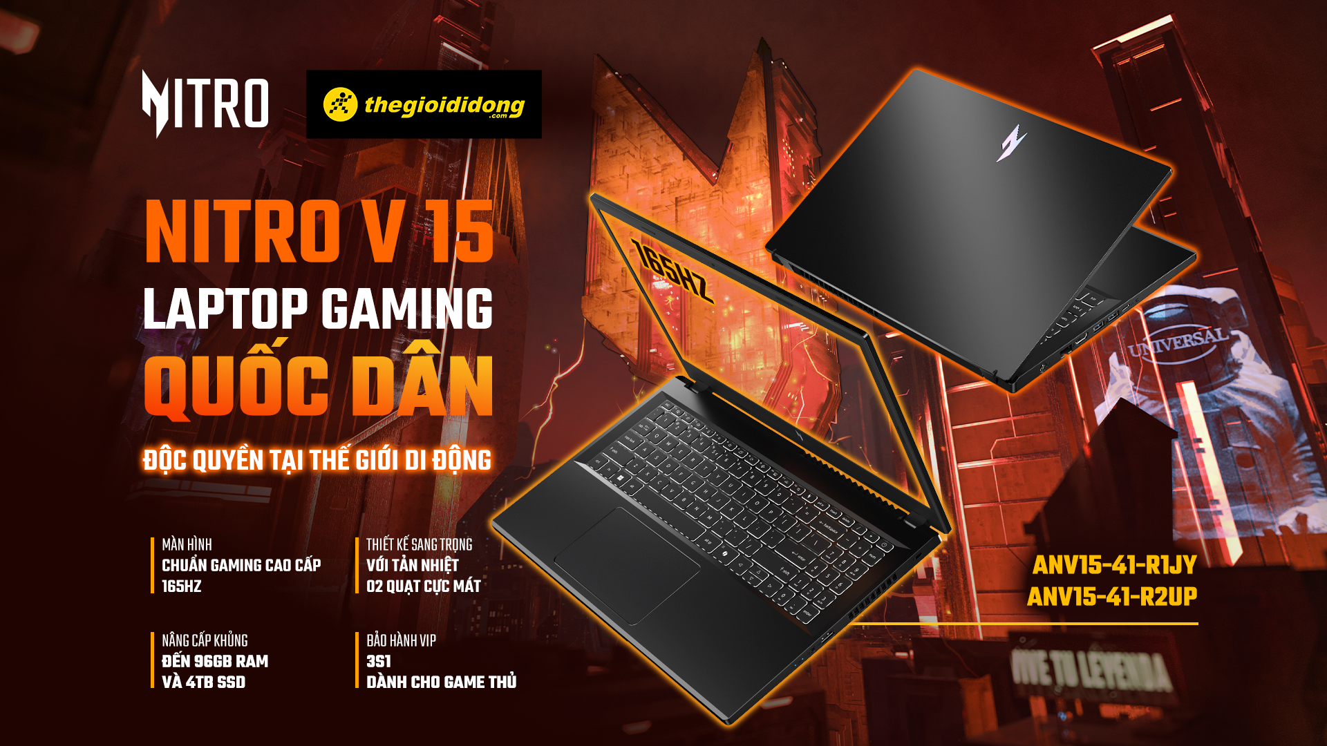 Acer Nitro V 15 AMD: Gaming cốt lõi, hiệu năng bứt phá, nâng cấp cực khủng- Ảnh 4.