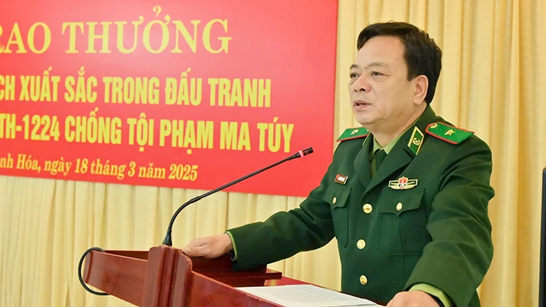 Khen thưởng thành tích đấu tranh với tội phạm ma túy của Bộ đội Biên phòng Thanh Hóa ảnh 3