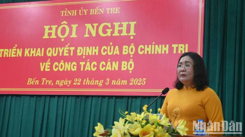 Đồng chí Hồ Thị Hoàng Yến giữ chức Bí thư Tỉnh ủy Bến Tre ảnh 3