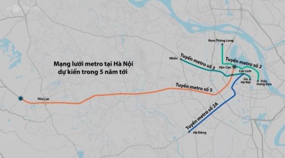 Hà Nội làm đường sắt Văn Cao Hòa Lạc