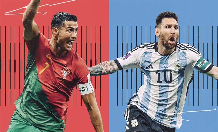 Hé lộ số bàn thắng Messi còn kém Ronaldo, liệu có thể bắt kịp khi trẻ hơn 2 tuổi?- Ảnh 1.