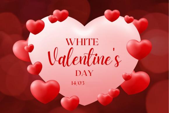 Lời chúc ngày Valentine trắng 14/3