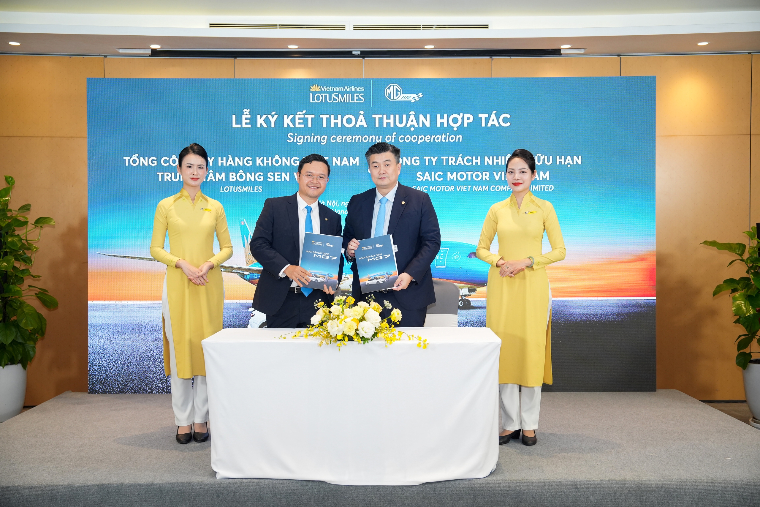 MG Việt Nam VÀ Vietnam Airlines ký kết hợp tác - nâng tầm trải nghiệm khách hàng