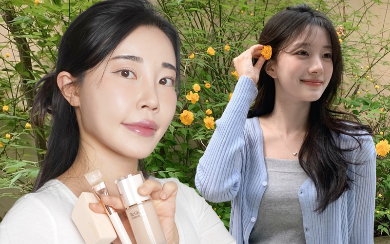 Makeup mỏng đẹp như sương nhờ loại kem nền serum "2 trong 1" ai cũng cần - Ảnh 1.