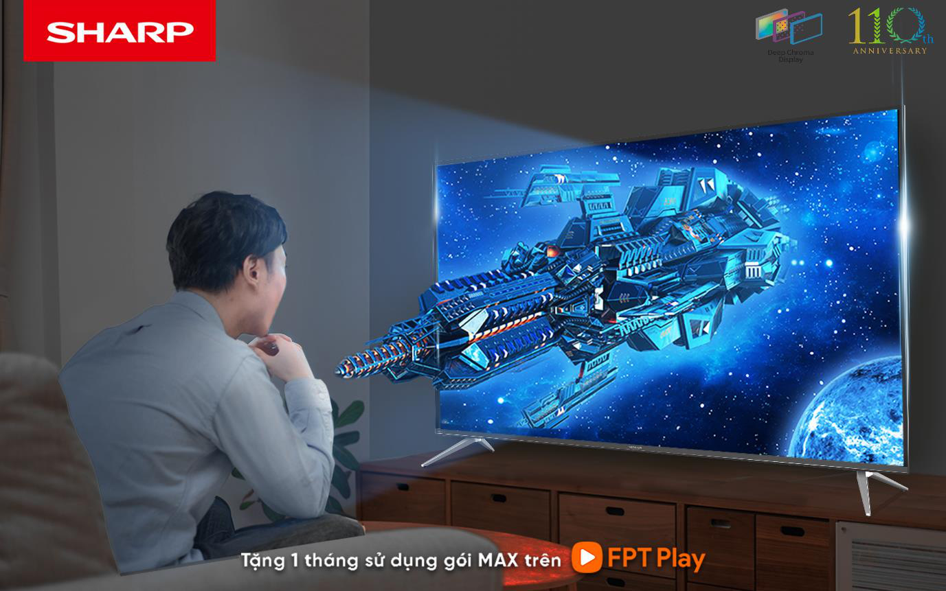 Sharp Aquos TV - tuyệt tác đến từ khung hình tỉ màu - Ảnh 1.