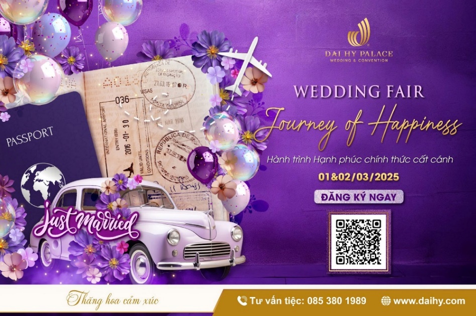 Triển lãm xu hướng cưới 2025 - Wedding Fair Journey of Happiness- Ảnh 1.