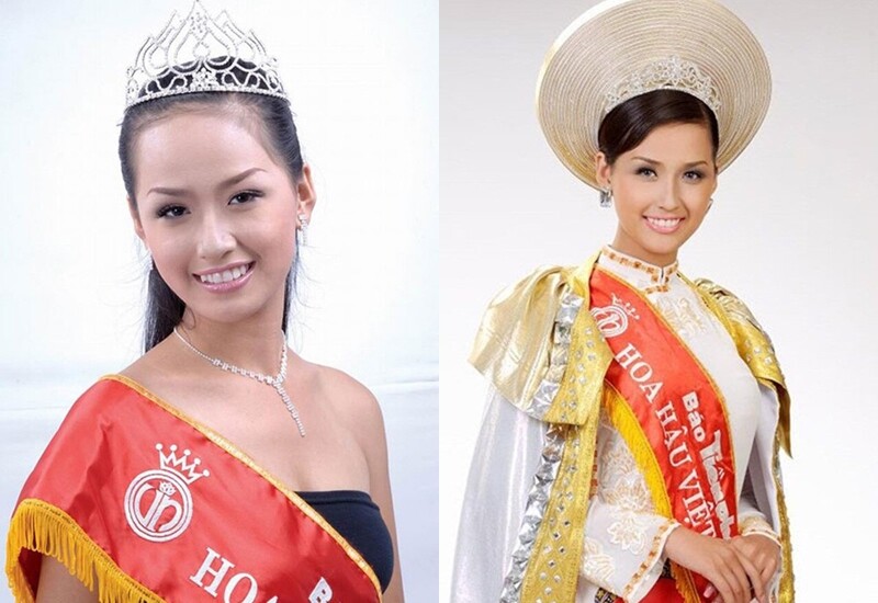 Mai Phương Thuý và vẻ đẹp ấn tượng thời mới đăng quang cách đây gần 2 thập kỷ.