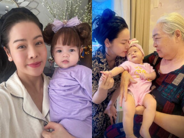 Nhật Kim Anh bế con gái về Cần Thơ thăm bố mẹ chồng cũ, bạn gái mới của doanh nhân Bửu Lộc cũng có mặt 13 Con gái lai ngoại quốc nhà Nhật Kim Anh rõ nét xinh như búp bê, một bức ảnh thu về hơn 15.000 lượt tương tác