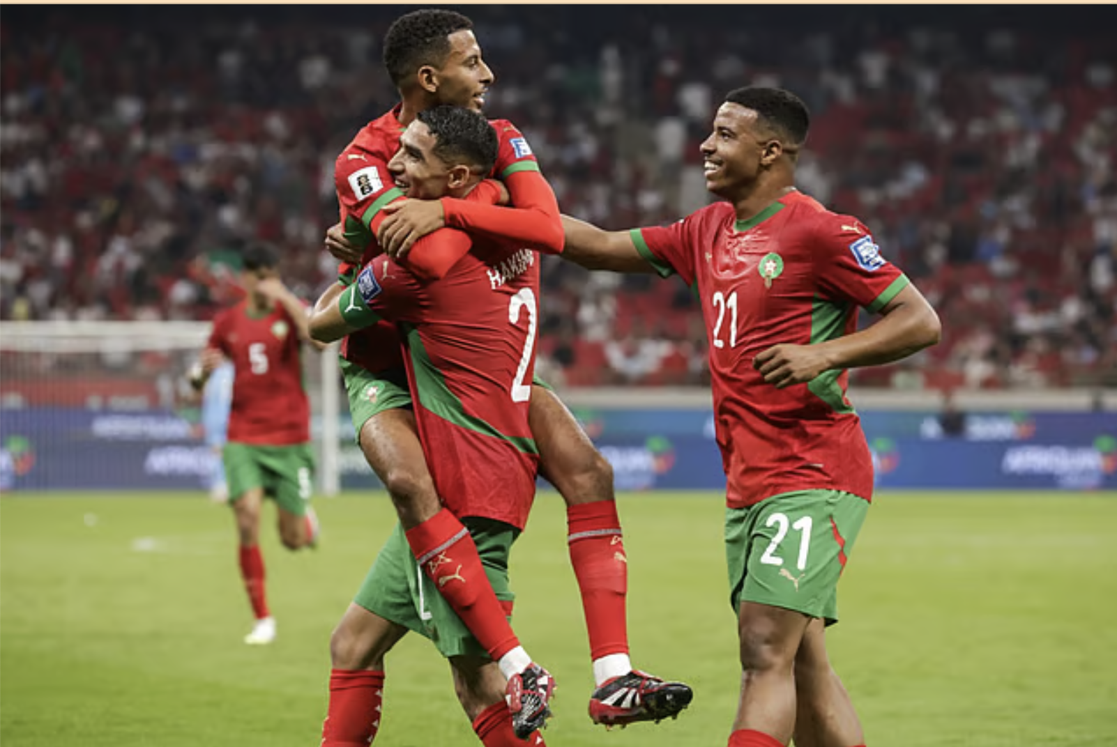 Đại thắng Niger, Morocco là đại diện châu Phi đầu tiên giành vé dự World Cup 2026 3 Đại thắng Niger, Morocco là đại diện châu Phi đầu tiên giành vé dự World Cup 2026 - Ảnh 3.