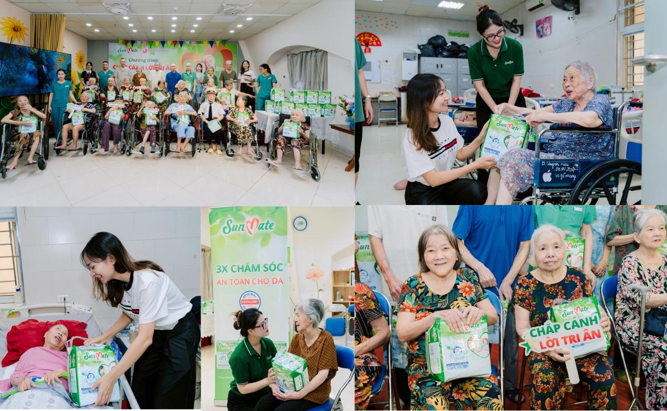 Sunmate lan tỏa tri ân tại Viện dưỡng lão Diên Hồng- Ảnh 2.