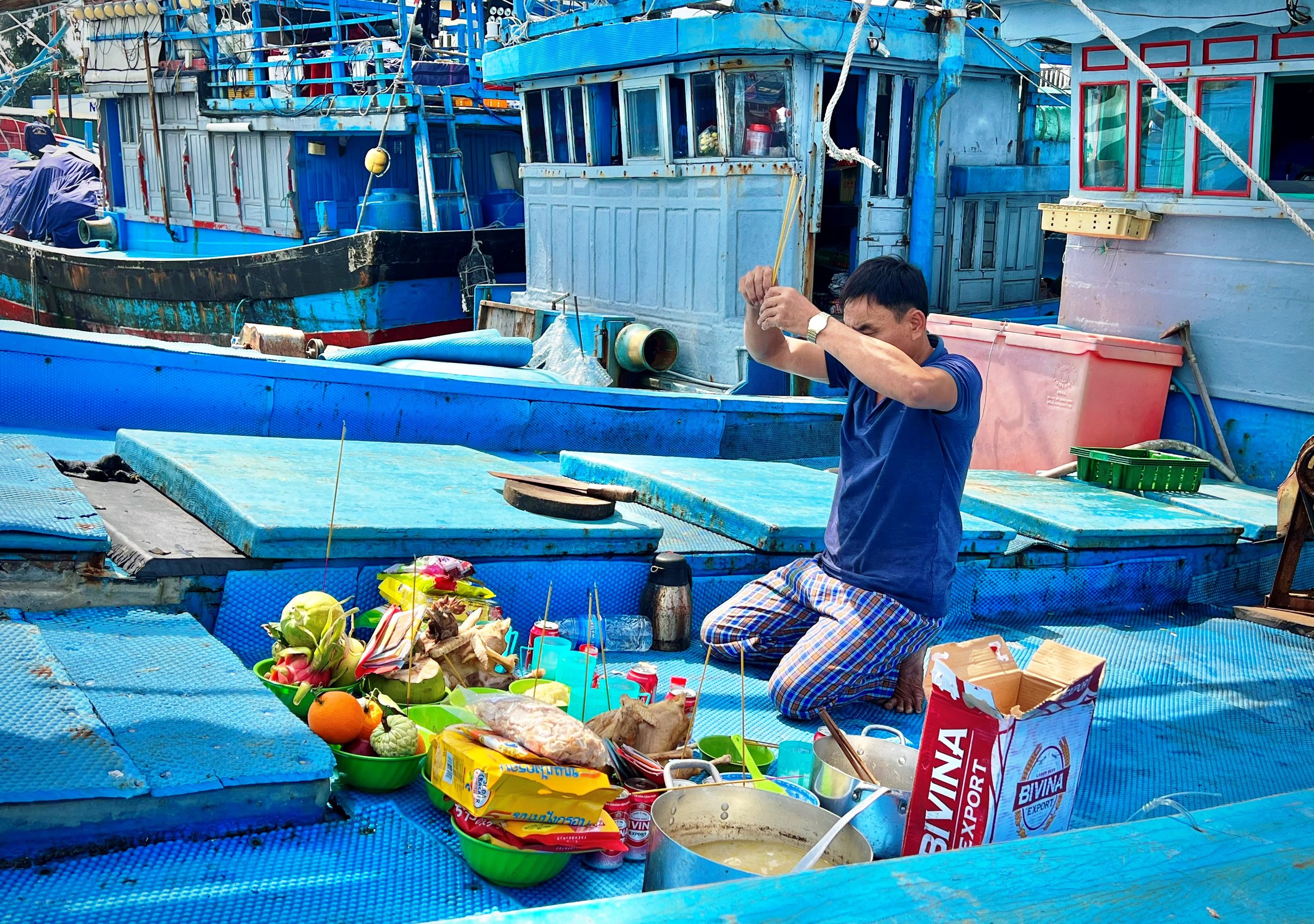 Mang hương vị Tết đến với Hoàng Sa, Trường Sa- Ảnh 2. Mang hương vị Tết đến với Hoàng Sa, Trường Sa- Ảnh 2.