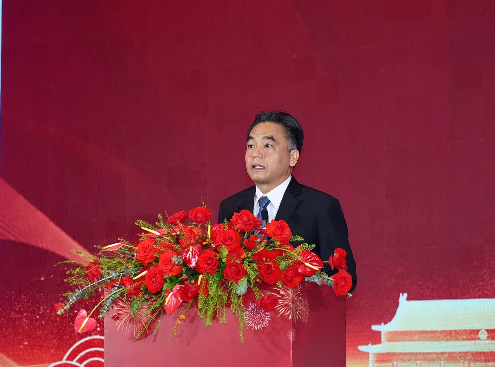 Phó Chủ tịch UBND TP.HCM Nguyễn Lộc Hà phát biểu tại sự kiện. Ảnh: TRẦN LINH pho-chu-tich-ubnd-tphcm-nguyen-loc-ha.jpg