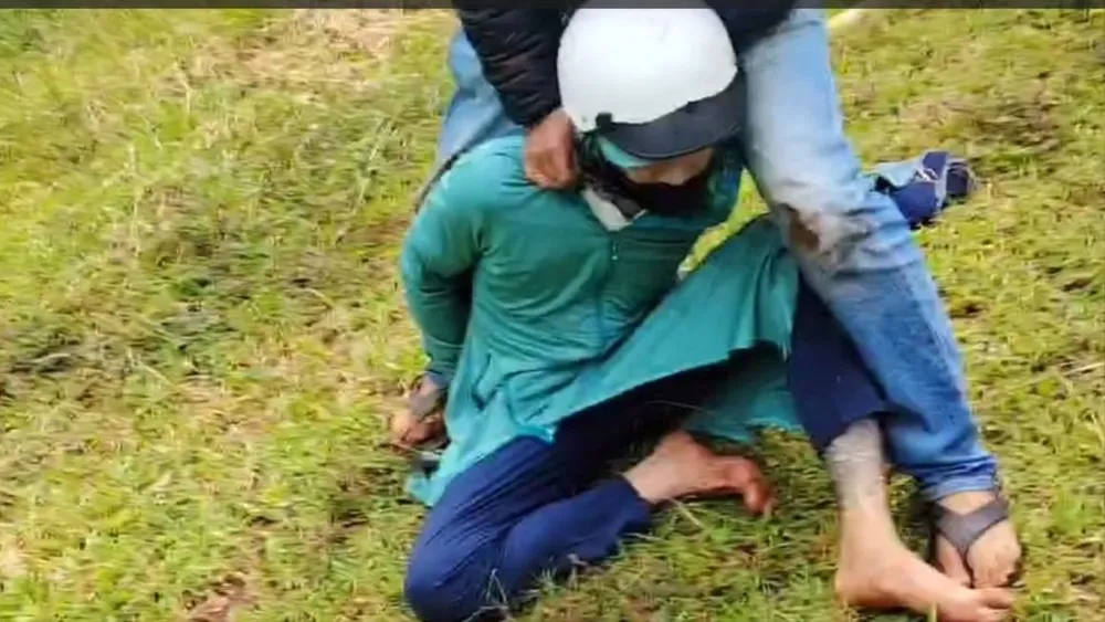 Thuận tại thời điểm bị bắt. Ảnh: C.A sát hại 4 người.jpg