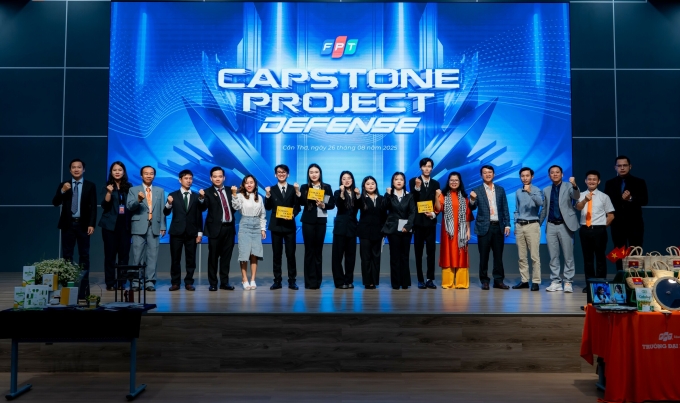 Dự án nhận được sự đầu tư, hợp tác từ trường và doanh nghiệp. Ảnh: FPTU