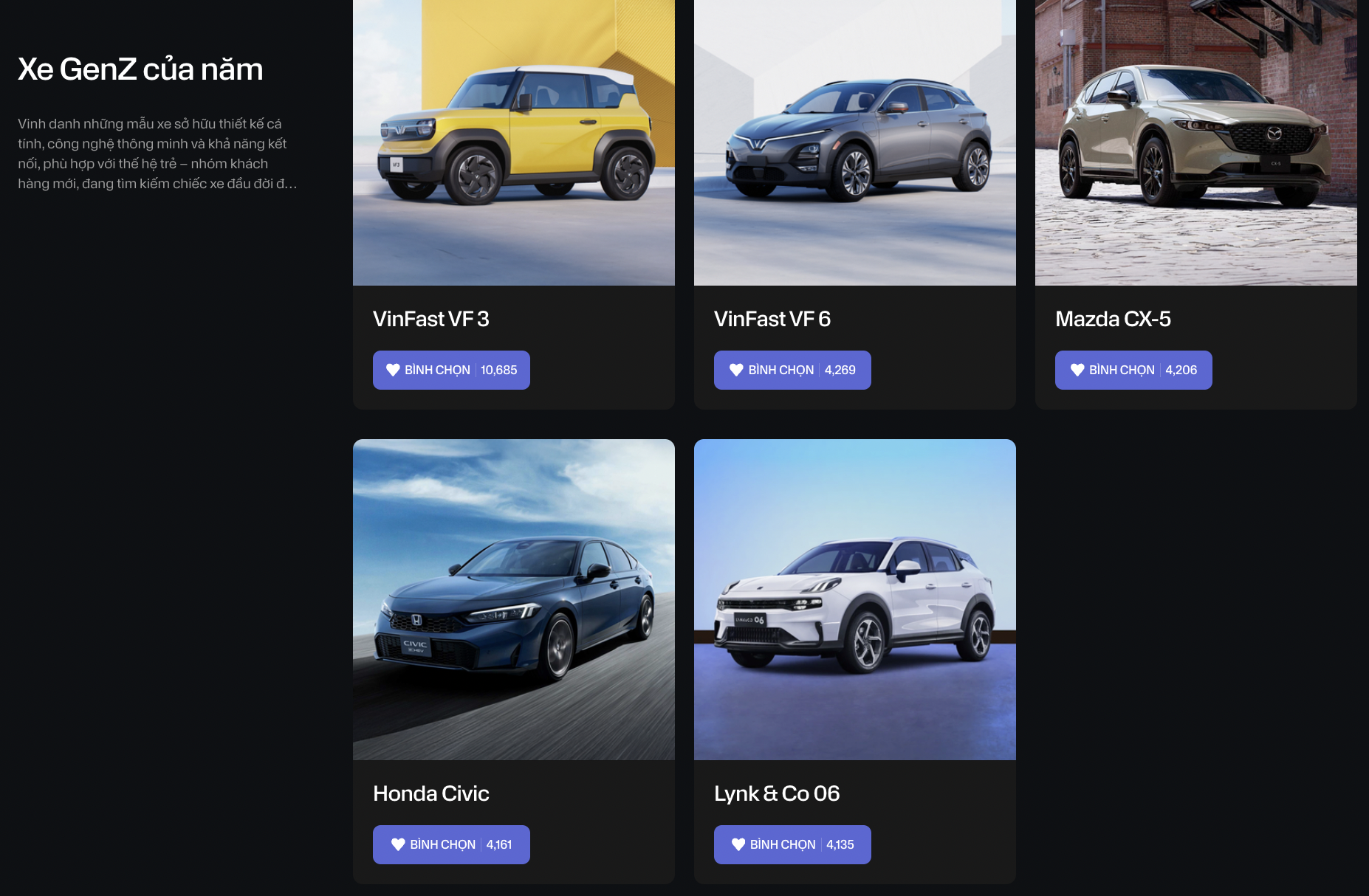 9 xe tạm dẫn đầu bình chọn CCA 2025 sau 1 tuần mở vote: Territory át vía CX-5, CR-V, Lynk & Co 06 áp đảo và những diễn biến khó đoán ở giai đoạn nước rút - Ảnh 9. 9 xe tạm dẫn đầu bình chọn CCA 2025 sau 1 tuần mở vote: Territory át vía CX-5, CR-V, Lynk & Co 06 áp đảo và những diễn biến khó đoán ở giai đoạn nước rút - Ảnh 9.