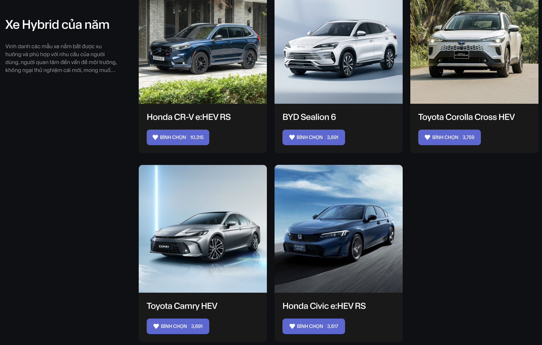 9 xe tạm dẫn đầu bình chọn CCA 2025 sau 1 tuần mở vote: Territory át vía CX-5, CR-V, Lynk & Co 06 áp đảo và những diễn biến khó đoán ở giai đoạn nước rút - Ảnh 13. 9 xe tạm dẫn đầu bình chọn CCA 2025 sau 1 tuần mở vote: Territory át vía CX-5, CR-V, Lynk & Co 06 áp đảo và những diễn biến khó đoán ở giai đoạn nước rút - Ảnh 13.