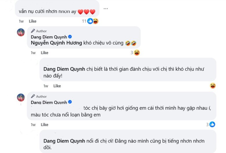 Hoa khôi đời đầu VTV từng "gây bão" với nhan sắc 29 năm trước: Bị nhận xét cười "nhơn nhơn", U50 sinh con chỉ nặng 1,6kg 9 Bạn bè trêu chọc MC Diễm Quỳnh là có nụ cười nhơn nhơn.