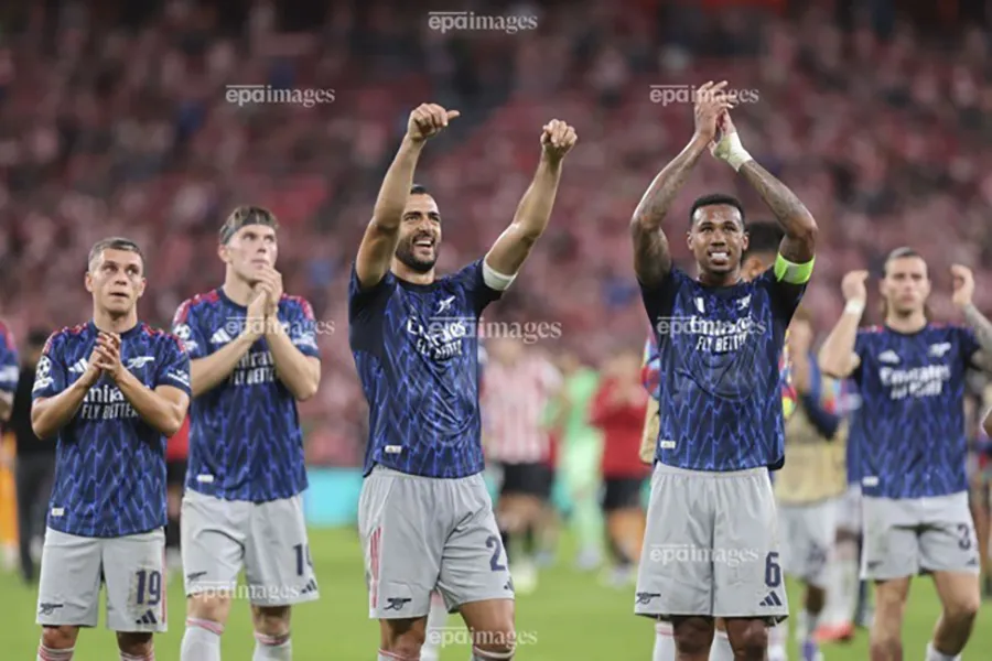 Arsenal đánh bại Bilbao trên sân khách nhờ những siêu dự bị. ẢNH: EPA champions-league-arsenal.jpg